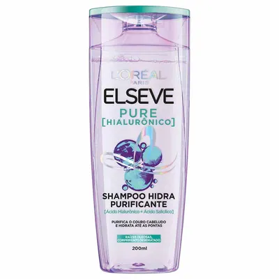 Shampoo L'Oréal Paris Elseve Pure Hialurônico