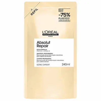 Shampoo Refil L'Oréal Professionnel Absolut Repair Com Proteína e Ômega 9