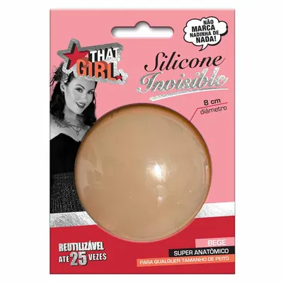 Silicone Adesivo para Seios That Girl - Invisible Bege