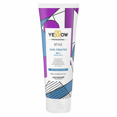 Yellow Style Curl Creator Creme